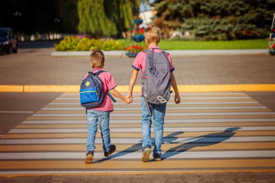 Поговорите с детьми о правилах безопасного передвижения для пешеходов!