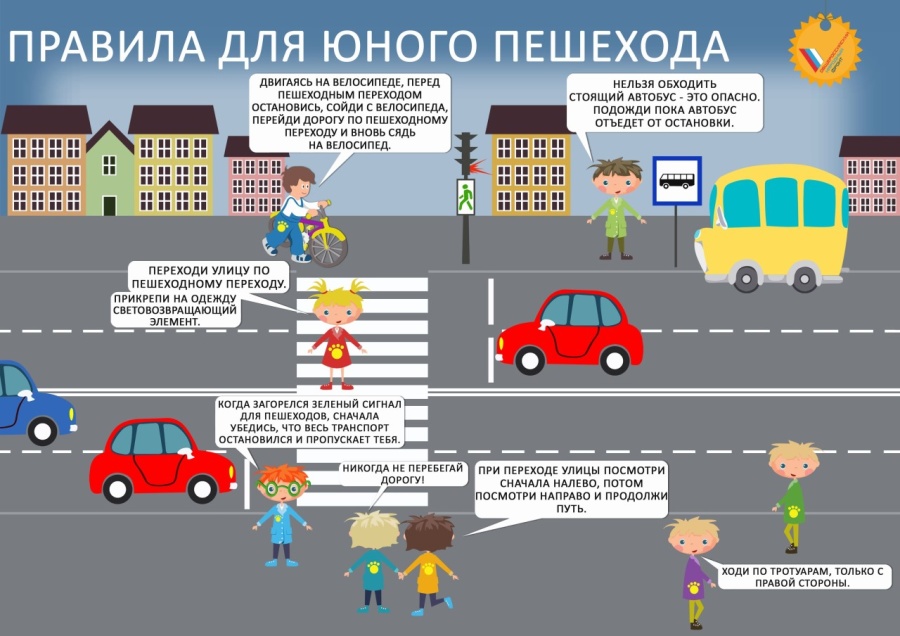 7 правил для пешеходов