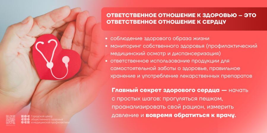 Ответственное отношение к здоровью - это ответственное отношение к сердцу